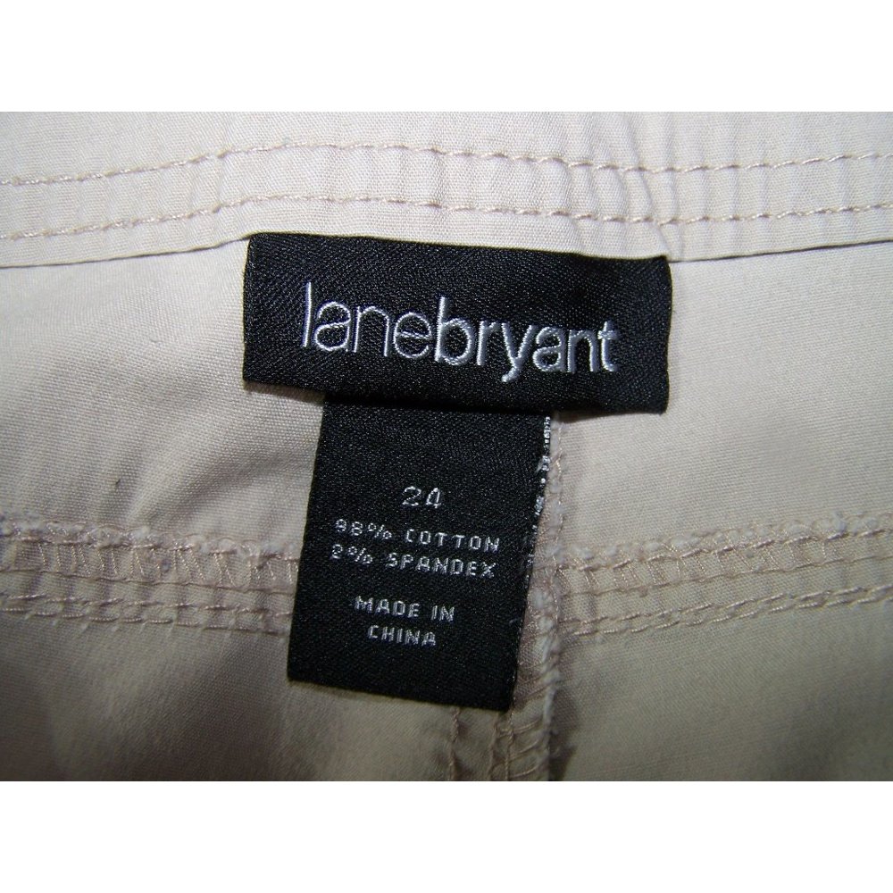 Lane Bryant Shorts Plus Size 24 Khaki - Picture 5 of 6